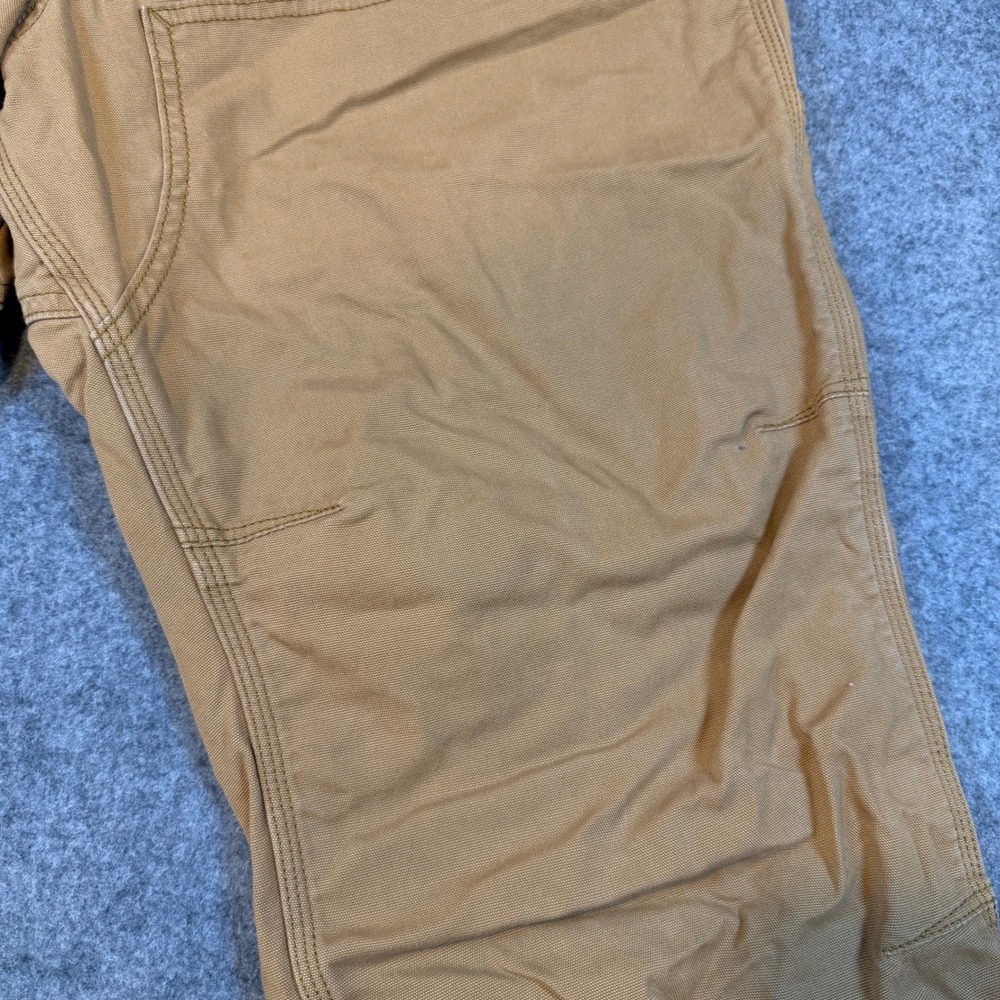 Carhartt Rugged Flex Relaxed Fit Double Front Utility Work Pants BN2802-M Brown - Picture 3 of 10